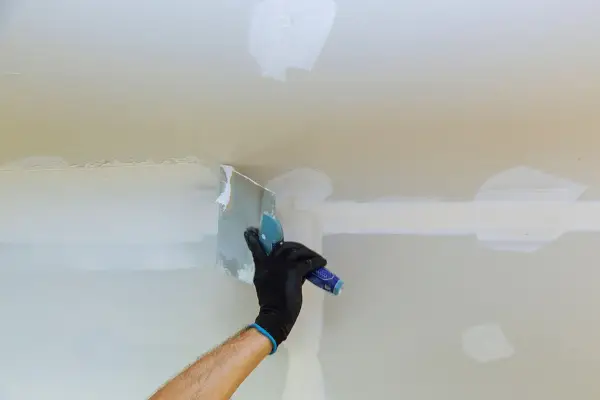 Drywall repair and patching work